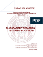 I Elaboración y Redacción de Textos Académicos