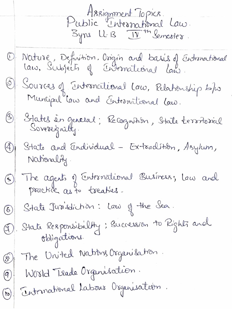 4th Sem Assignment Topics | PDF