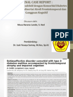 Gangguan Skizoafektif dan Diabetes Melitus dengan Atrofi Otak