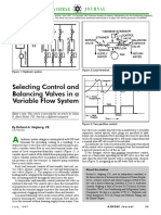 Selecting Control and Balancing Valves in A Variable Flow System - ASHRAe Journal - Jun 1997