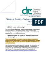 Obtaining Assistive Technology Through Your Employer