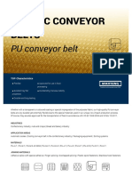 Flexible PU Conveyor Belts for Food Processing