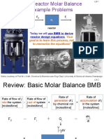 L2b Reactor Mole Balance Example Problems