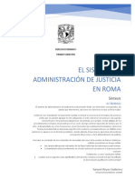 El sistema de justicia privada en el Derecho Romano: de la violencia a la acción legal