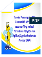 Materi Penyampaian SPT Tahunan Melalui E-Filing Ke ASP (2015)