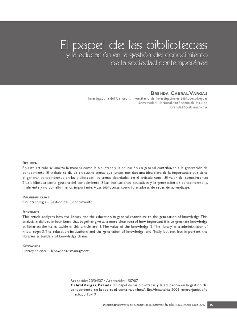 Biblioteca S Pdf Bibliotecario Bibliotecas