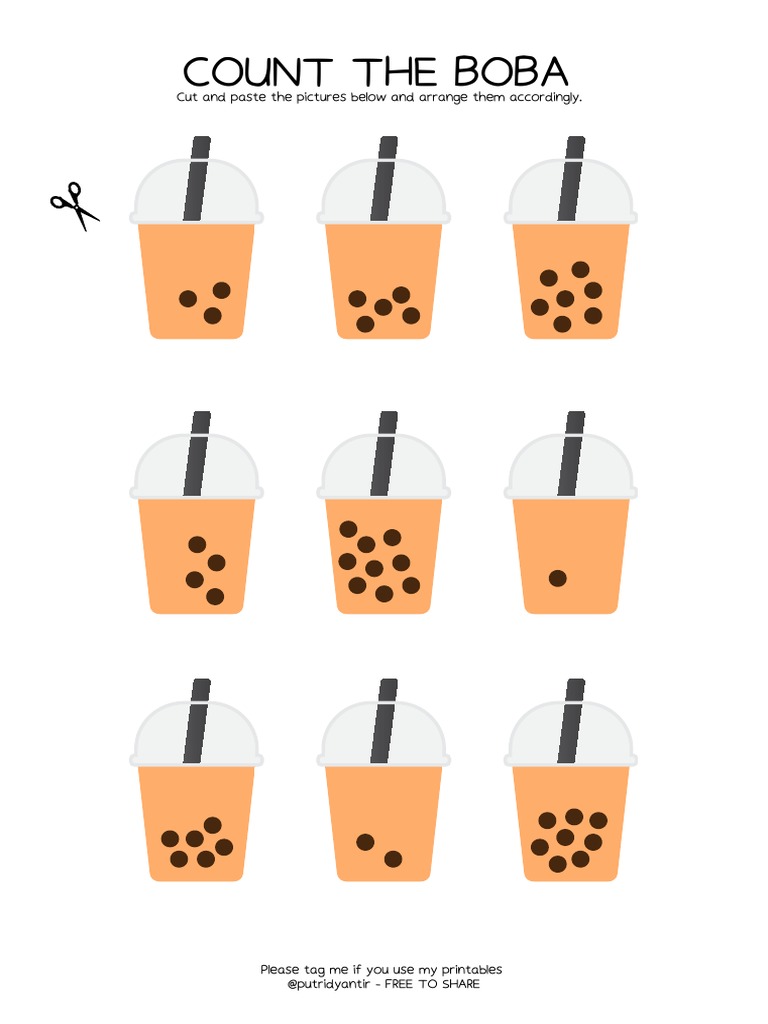 Count The Boba | PDF