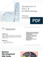 Introduction of SDLC & Its Methodology: 7 EIS Session By. Dewi Maharani, SE. Ak, M. Ak