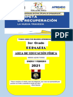 Carpeta de Recuperacion Enero y Febrero 2021 3ro de Primaria