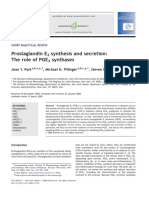 Prostaglandin E Synthesis and Secretion: The Role of PGE Synthases