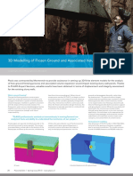 3D Modelling of Frozen Ground and Associated Volume Expansion