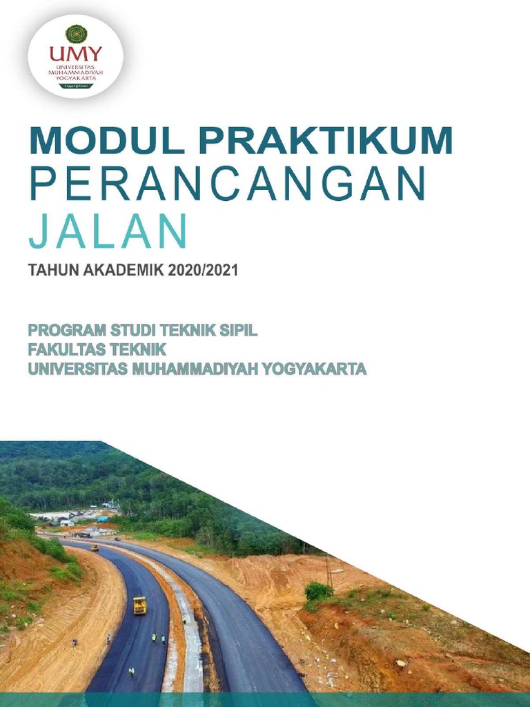 Modul Perancangan Jalan 2020 2021 Noor Mahmudah Dkk Pdf