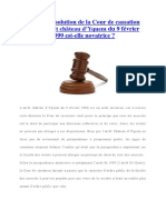 En Quoi La Solution de La Cour de Cassation Dans L'arrêt Château D'yquem Du 9 Février 1999 Est-Elle Novatrice