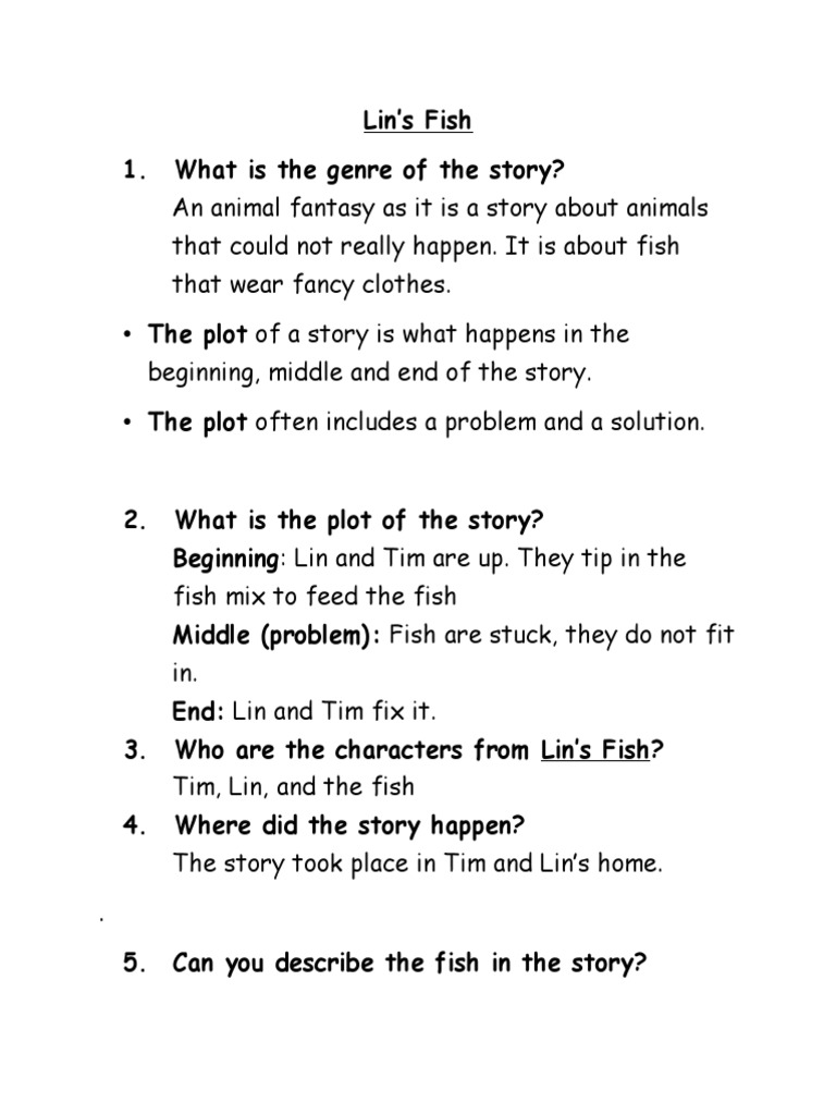 Lin's Fish | PDF