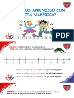 Actividades de Refuerzo Con La Recta Numerica