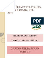 Hasil Survey Pelayanan Ponek Rsud Bangil