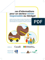 Trousse Informations Secteur Des Mines Responsable Au Senegal