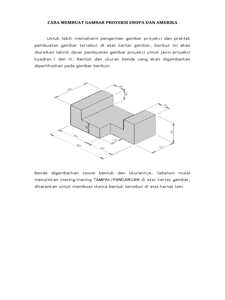 Contoh Proyeksi Gambar Amerika Dan Eropa Pdf