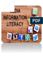 Media and information literacy MODULE WEEK 1