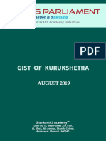 Gist of Kurukshetra August 2019