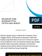 Sejarah Tari Daerah NTB