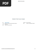 Module 8 - Root Cause Analysis