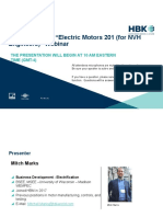 HBK Webinar - Electric Motors 201 For NVH Engineers