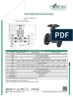 FlowBiz Forged Steel Gate Valve Flanged End 150 Class