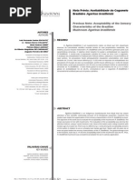 Aceitabilidade Do Cogumelo Brasileiro Agaricus Brasiliensis