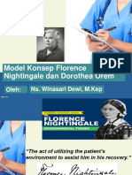 Model Konsep Florence Nightingale Dan Dorothea Orem: Ns. Winasari Dewi, M.Kep Oleh