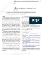 Plastics: Dynamic Mechanical Properties: Determination and Report of Procedures