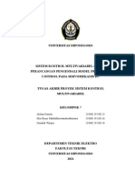 Analisis Sistem Kontrol Multivariabel Pada Motor DC