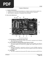 Computer Motherboard I. Computer Motherboard: Property of STI