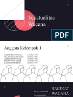 Kelompok 1 Tekstualitas Wacana