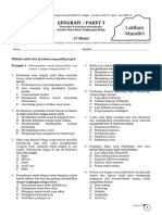 Geografi - Soal Latihan Mandiri SI SBMPTN - Paket 3 (Dinamika Perubahan Antroposfer, Sumber Daya Alam, Lingkungan Hidup) (Layout) TA 17-18