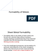Formability of Metals