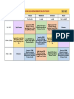 Class Timetables 21 New - Year 5