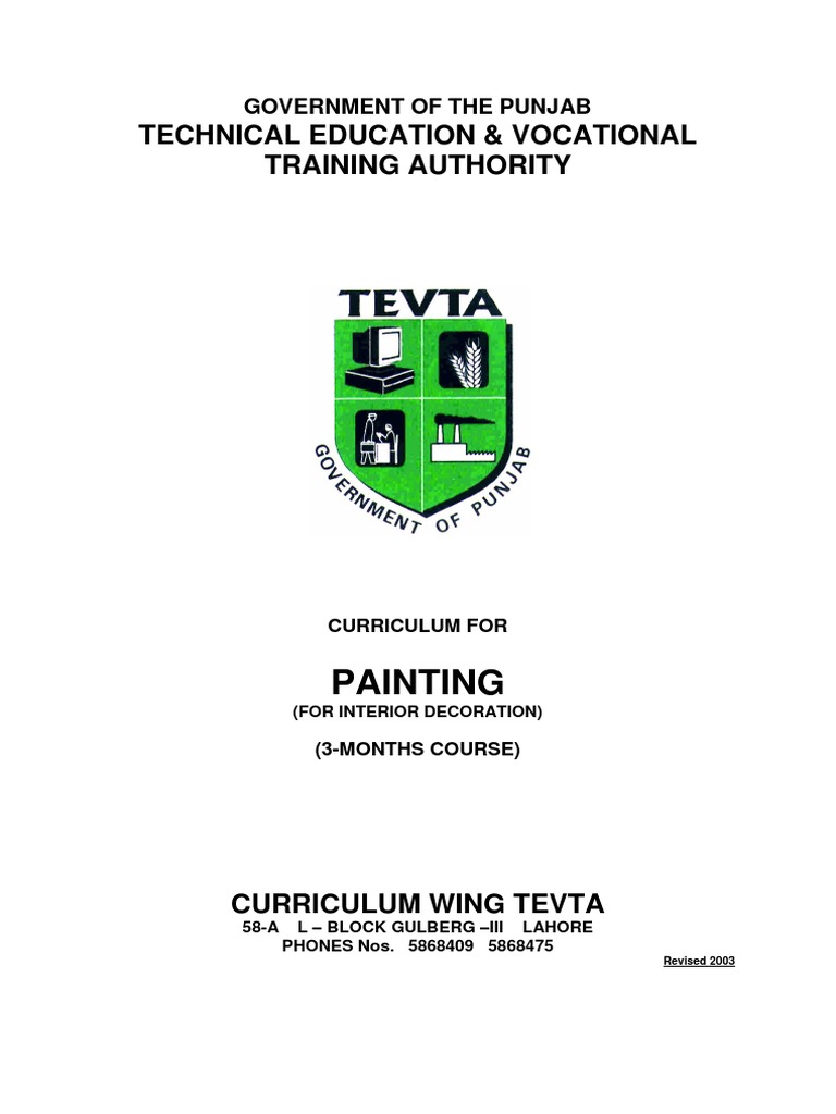 Painting 0 PDF Vocational Education Curriculum