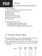 Queuing Theory: Fast-Food Restaurants, Post Office, Grocery Store, Bank