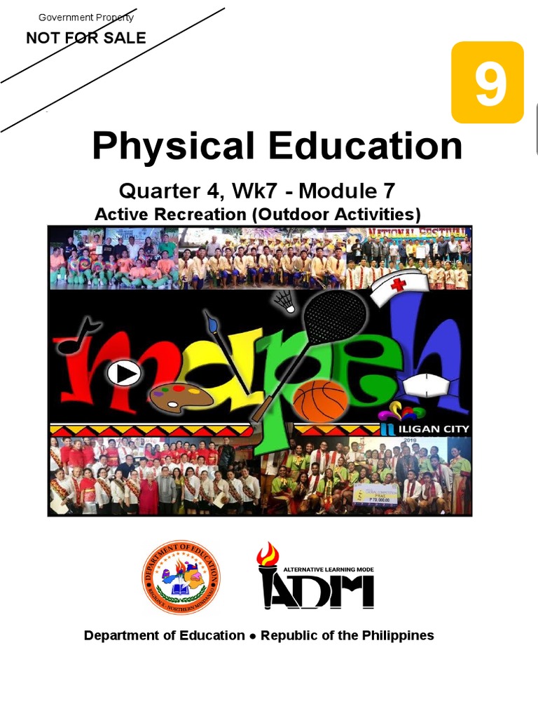 Physical Education: Quarter 4, Wk7 - Module 7 | PDF | Outdoor ...