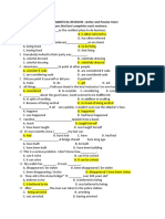 Revision Active and Passive