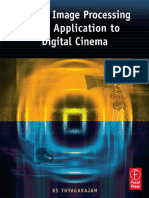 Digital Image Processing With Application To Digital Cinema