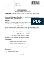 Engg Chemistry Lab Manuals BT 1001