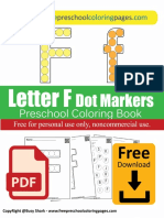 Letter F Do A Dot Marker Preschool Coloring Pages Free Printable For Kids Alphabet ABC PDF Nursery Book-01