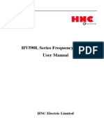 Hv590L Series Frequencyinverter User Manual: HNC Electric Limited