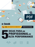 eBook - 5 Dicas Para Profissionais de Alta Performance