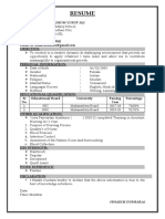 Resume Format