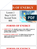 Step 5 2019-Science Forms of Energy-Lesson 2