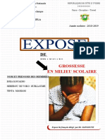 EXPOSE GROSSESSE EN MILIEU SCOLAIRE COL. IFEP 3e