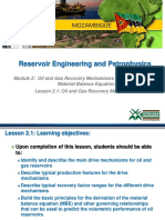 2021REP - Module 2 - Lesson 2.1 - Hydrocarbons Recovery Mechanisms